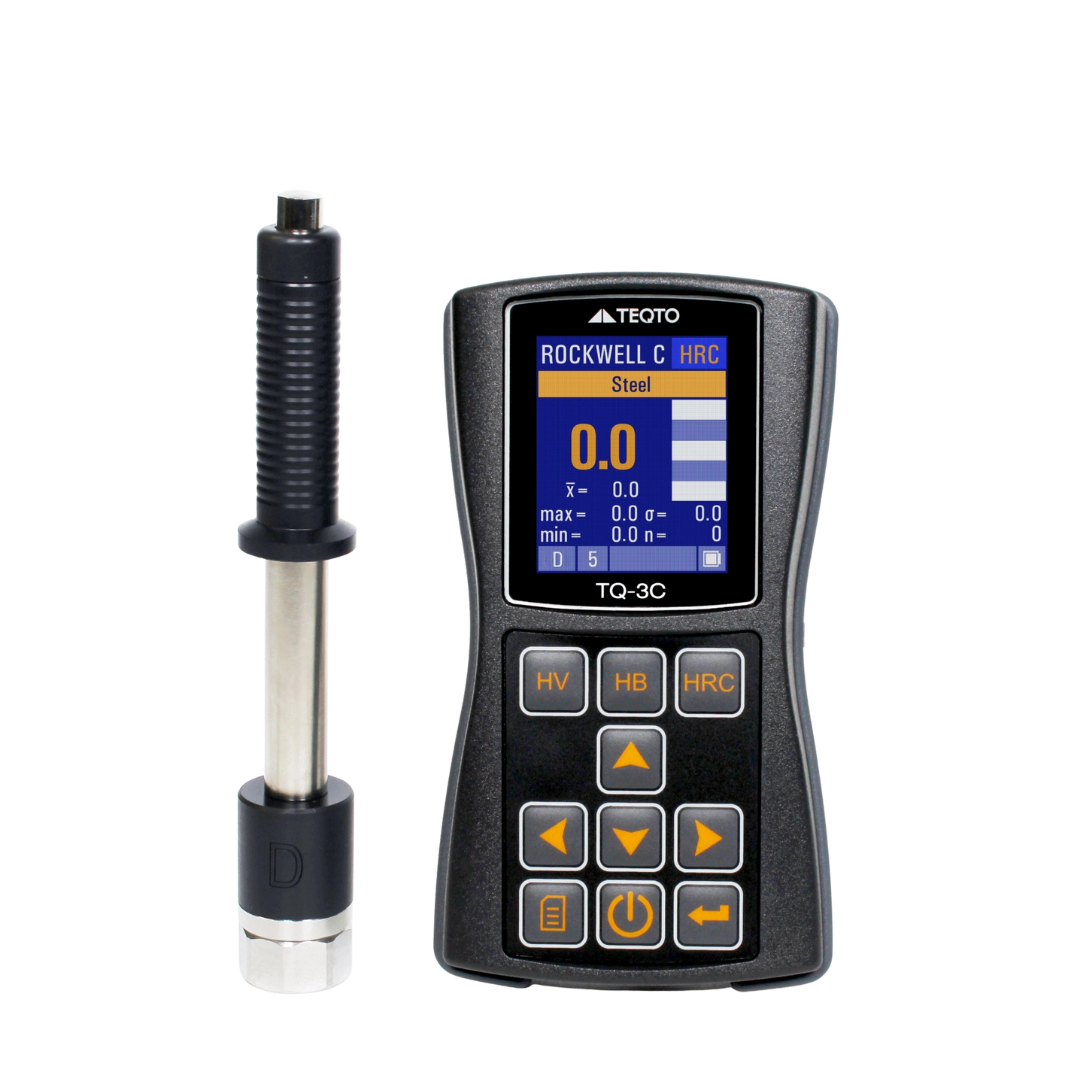 TEQTO TQ-3C Leeb Hardness Tester – Portable Rebound Hardness Gauge for Rough Metal Surfaces